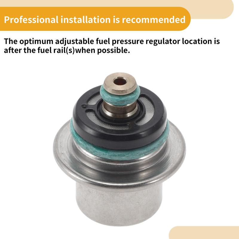 UXCELL Fuel Pressure Regulator for Harley Softail 2001-2007 No.2740801 Metal 20-70 Psi