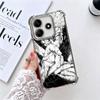Аниме Годжо Сатору JUJUSU Покрытие Чехол для телефона Для Xiaomi Redmi Note 14 15 Pro Plus 13 12 11 11S 11T 10 9S 9 5G Противоударный Airbag C