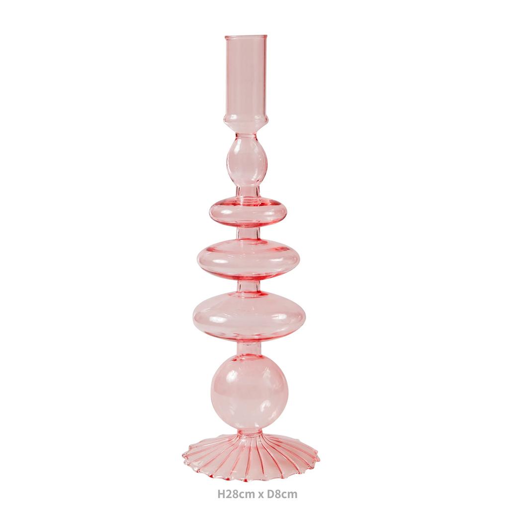 Декоративные подсвечники, цветная стеклянная ваза для цветов, украшение для дома, свадебное украшение, центральные подсвечники, подарок