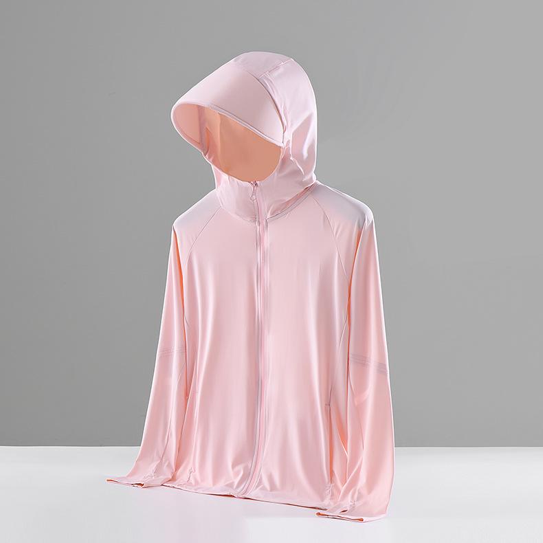 Унисекс куртка с защитой от солнца UPF50+ из ледяного шелка - Дышащая, с защитой от УФ-лучей, Тонкая экипировка для велоспорта