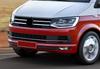 Накладки на решетку бампера2015-2019 (3 шт, нерж) для Volkswagen T6