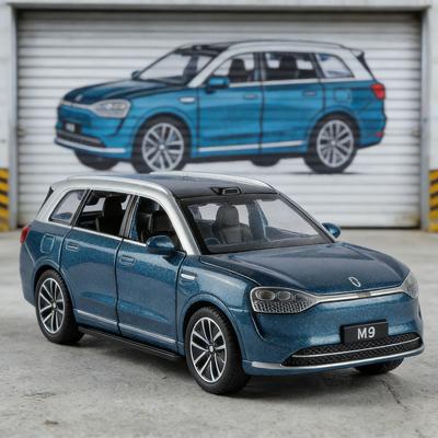 1:32 Wenjie M9 Новый Энергетический Сплав Автомобиль Имитирующий Настоящий Автомобиль Модель Коллекция Украшения Мальчик Игрушка Внедорожник Подарок