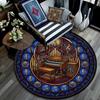 Harmonious Musical Harmony Round Area Rug Under Office Chairs Bedroom Living Room Home Decor