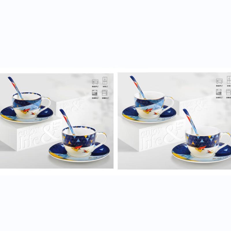 Picasso 'Flying' Ceramic Cup & Saucer Set