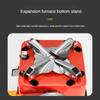 Outdoor Four Square Stove Gas Stove Portable Folding Cassette Stove Camping Stove Picnic Kettle Cooking Utensils