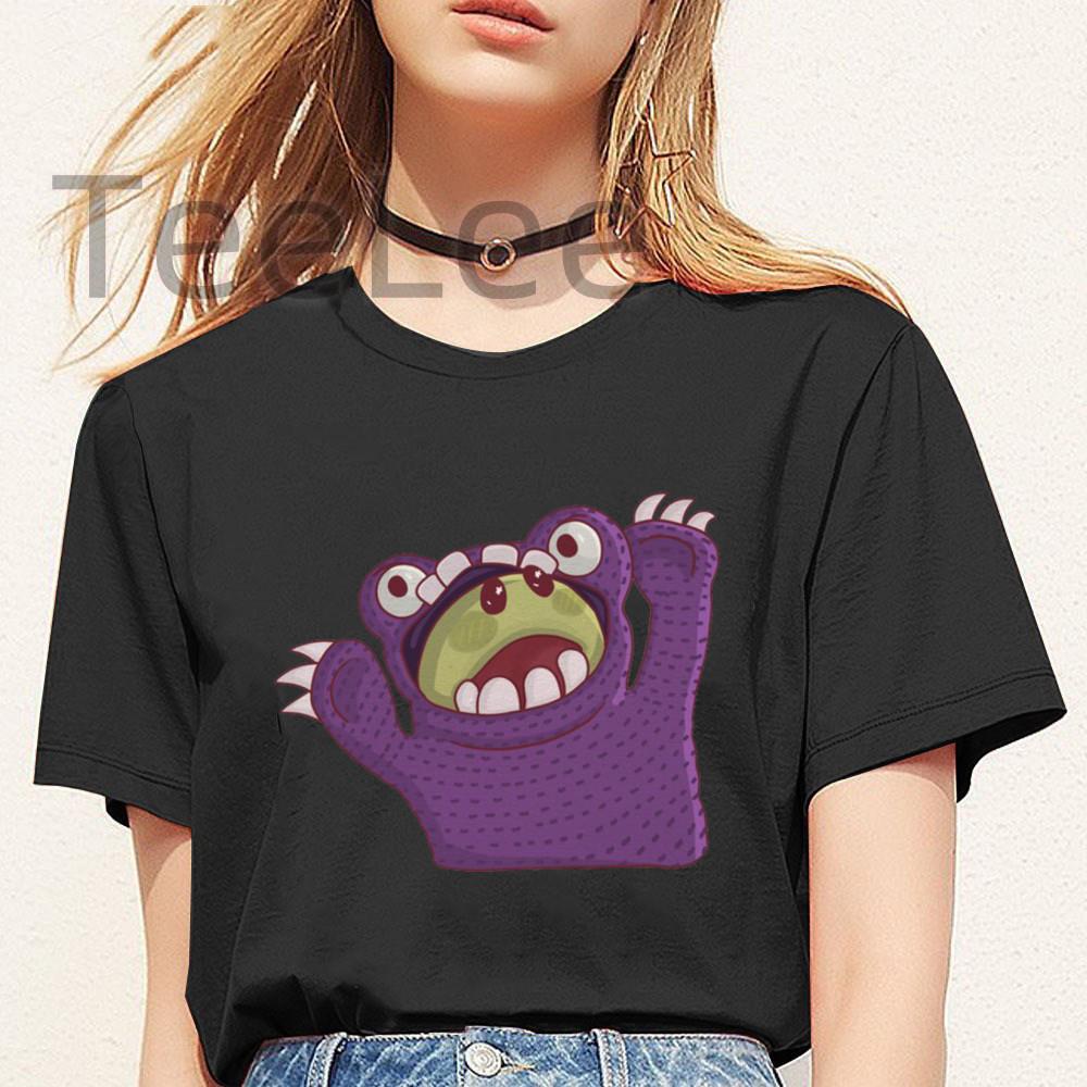 Cute Nanalan Unisex Tshirts Anime Graphic Print Whos That Wonderful Girl Summer Black T Shirt Unisex Tops Harajuku Female Clothes