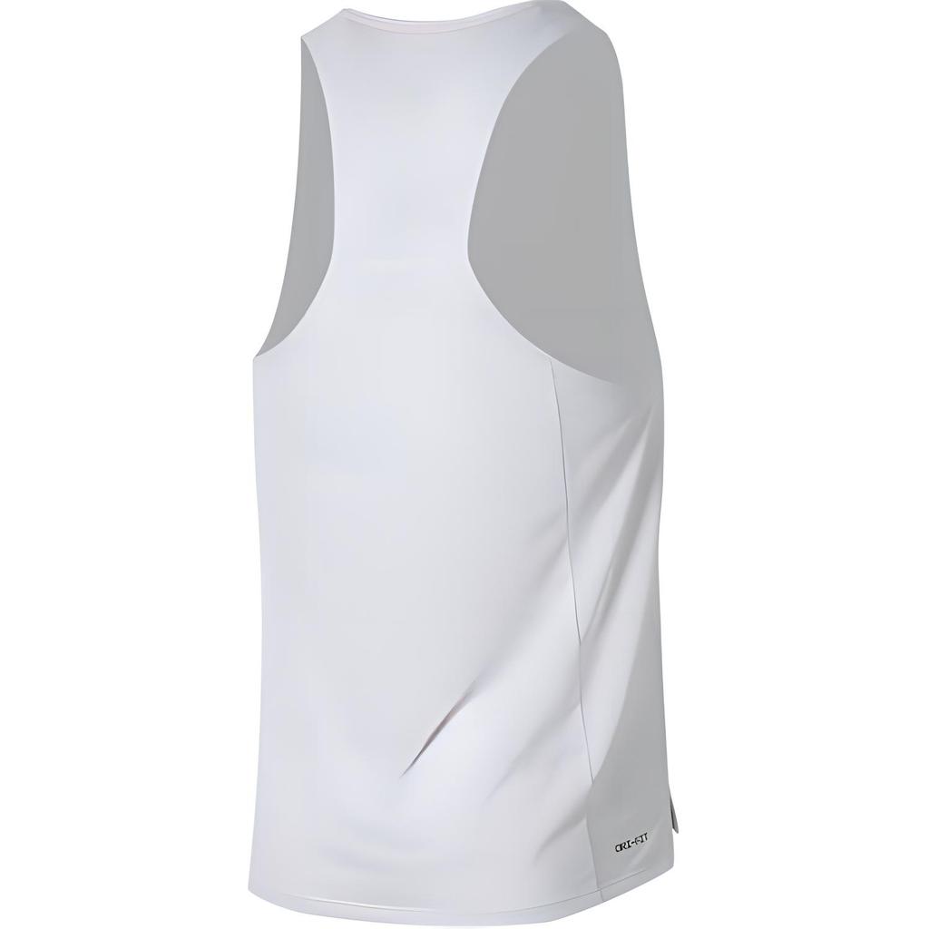 Nike SS24 Брендовый логотип с принтом, модный, трендовый, для фитнеса, тренировок, удобный, повседневный, с круглым вырезом, без рукавов, мужской жилет, топы, белый FN4230-121
