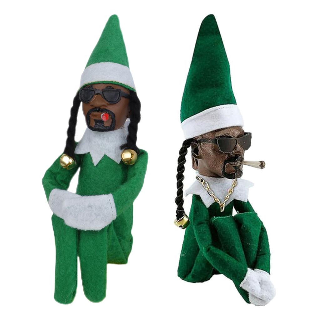1/2pcs Snoop On A Stoop Christmas Elf Doll 2025 Christmas Decorations Festive Atmosphere Doll Ornament New Year Xmas Gift