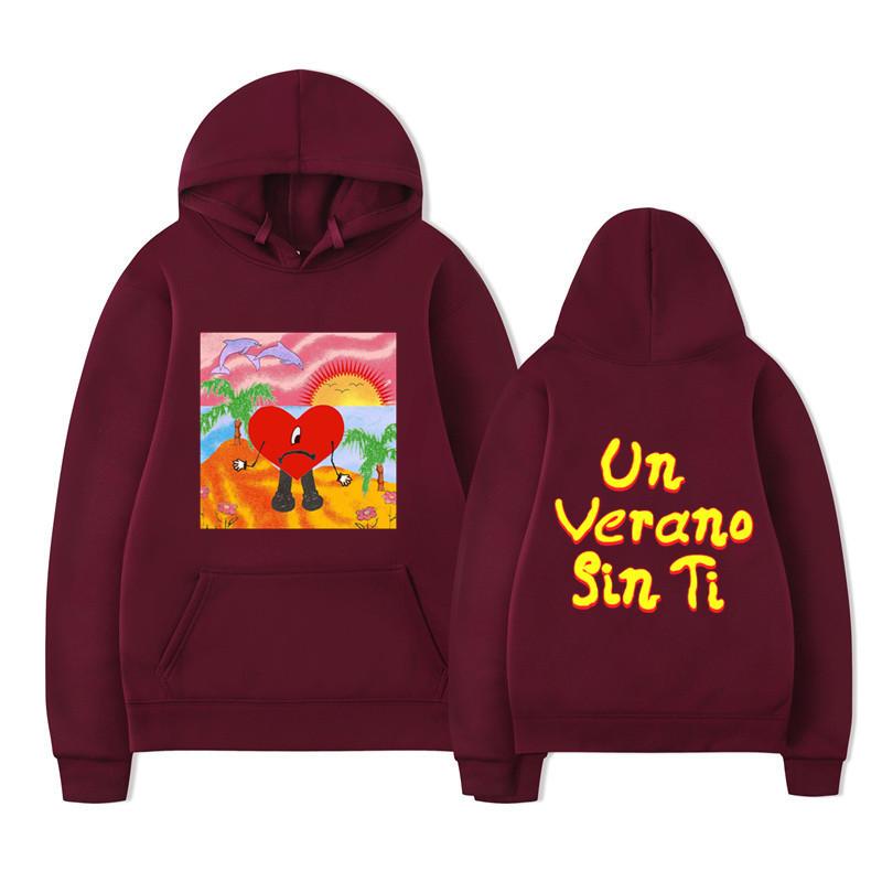 Year Un Verano Sin Ti Bad Bunny New Album Hoodie Hooded Men'S And Women'S Sweaters