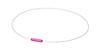 Phiten Necklace RAKUWA Neck Wire Air 40cm White/Pink