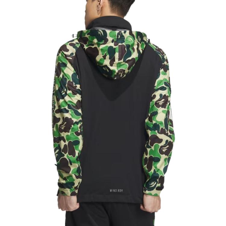 adidas Мужская куртка X BAPE BLACK Черная IQ3679