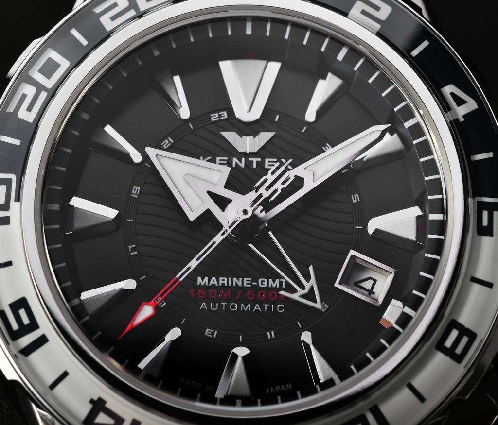 Часы IWAWP MARINE GMT Механические Автоматический Подзавод Лимитированная серия 188 штук Серебристые [Kentex] S820X-01 Мужские