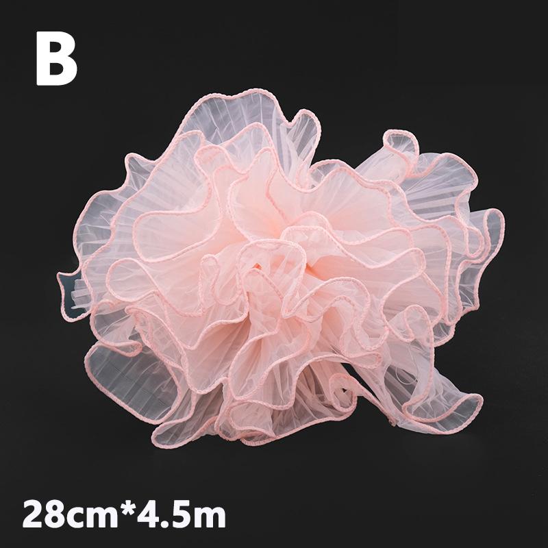 DIY Цветочный комплект Упаковочные материалы Пномпень плиссированная пряжа Чистая оберточная бумага для цветов Цветочная художественная чистая пряжа Товары для цветочного магазина