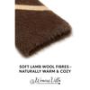 Weavers Villa Mens Lamb Wool Socks UltraSoft & Super Stretchable Naturally Warm Winter Socks with Stylish Stripe De