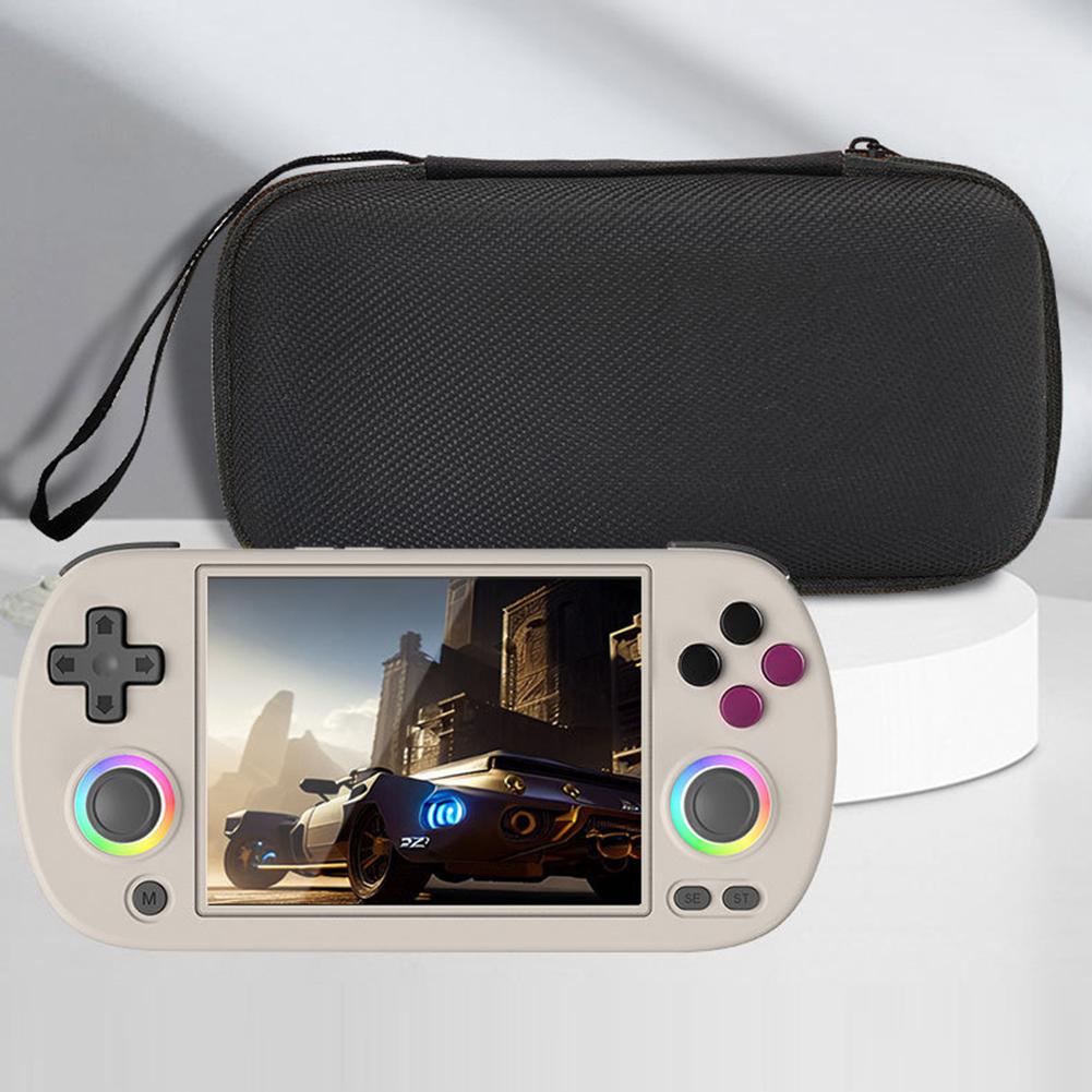 For Anbernic RG40XX H Video Game Console EVA Hard Carrying Case w/ Screen Protector Set Hard Shell Storage Bag Game Accessories