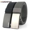 Новый мужской ремень с автоматической пряжкой, деловой повседневный ремень, мужской нейлоновый ремень