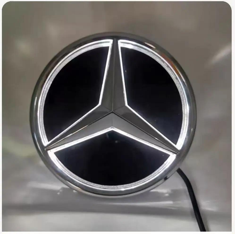 CRH1 Emblème lumineux LED 3D pour calandre avant, pour Mercedes Benz GLC GLE GLS-Class 2016-2019