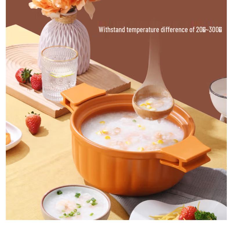Kangbahi Pumpkin Ceramic Soup & Stew Pot