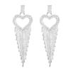 Heavy Industry Luxury Long Fringed Love Earrings