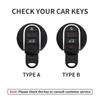 Чехол-брелок для ключа автомобиля для BMW Mini COOPERS COUNTRYMAN ONE JCW CLUBMAN F56 F55 F54 F57 F60 Roadster Кожаный брелок