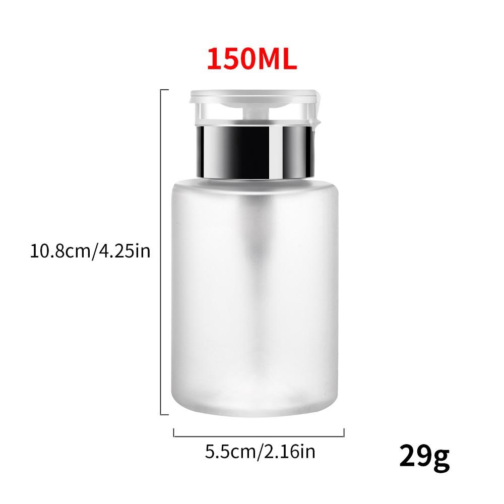 Пластиковый флакон для ногтей, непроливающийся, пустой, с помповым дозатором, многоразовый контейнер, инструменты для маникюра