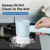 Cordless Electric Spin Scrubber with 5 Brushes,IPX7 Waterproof Rechargeable Bathroom Cleaner for Tile/Shower/Grout Cleaning