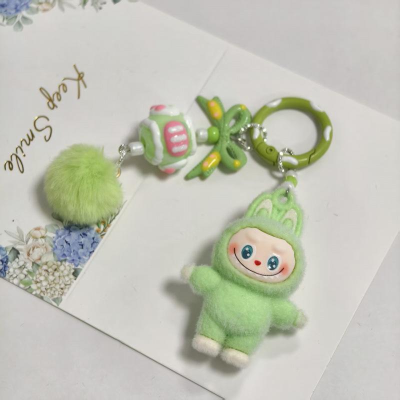 Стоячий Флисовый Брелок-Бантик 4,5 см Креативный Плюшевый Подарок Подвеска Подвеска для Сумки