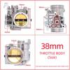 Корпус дроссельной заслонки для мотоцикла CBR250 CBR250R CB300F CBR300R REBEL300 38 40 42 мм Гоночный дроссельный клапан без впускного коллектора