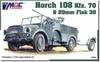 MAC Distribution Немецкий Horch 108 4x4 Flak 30 Пластиковая модель MAC72057 1/72 Kfz.70 с 20-мм (Боевая машина)