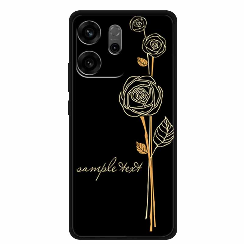 For Oppo Reno14 F Case 3D Flowers Emboss Phone Cases for Oppo Reno 14 F Reno14F 5G Back Protective Covers Soft Silicone Bumper