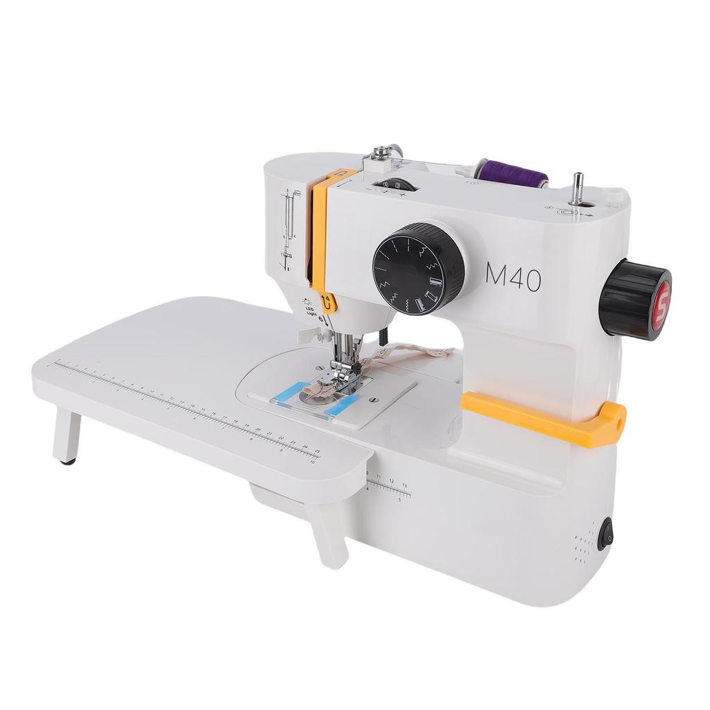 Household Sewing Machine Built in 5 Stitches 12 Patterns Transparent Spool Cover Plate Sewing Machine for Beginners and