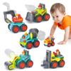 MAVEKID Mini Car Toy Working Car Car Toy Excavator Toy Boys Girls Educational Toy 1 Year Old Birthday Present 2 Year Old 3 Year Old Boy Present Toy