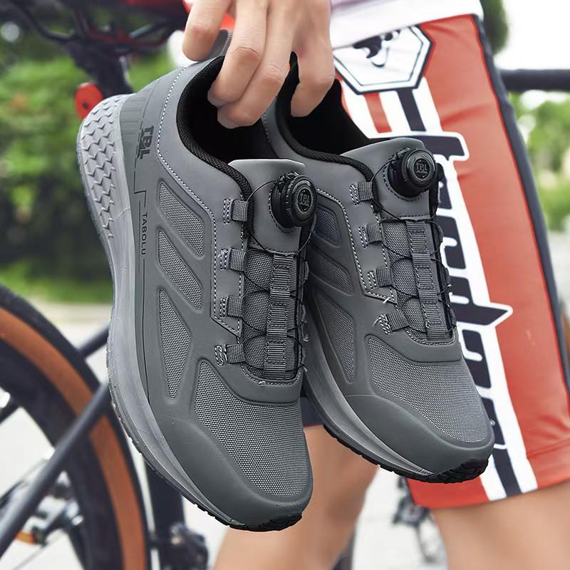 Unisex Mountain Bike Cycling Shoes With Stiff Sole Non-Cleat Design Breathable Road Trail Riding Footwear