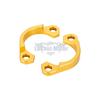 Exhaust Muffler Flange Split Clamps For Kawasaki ZG1000 Concours 1986-2006 ZX1100 GPZ1100 1986-2001 Gold Silver 18069-1122