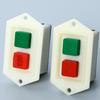 Waterproof Flushing Mount Push Button Switches 380V 5A Start Stop Switches Plastic for Safe Operation in Workshops & Factories