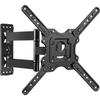TV Wall Mount - Tiltable Swivel Ultrafine Extendable Mount - 32-55 Inches LED LCD and Curved