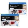 Nakato Revolution Revolution Tea Vanilla Tea Bags X 16 Set of Fruit Tea [Blueberry, & Hibiscus] (3g Bags) 2, Caffeine-Free