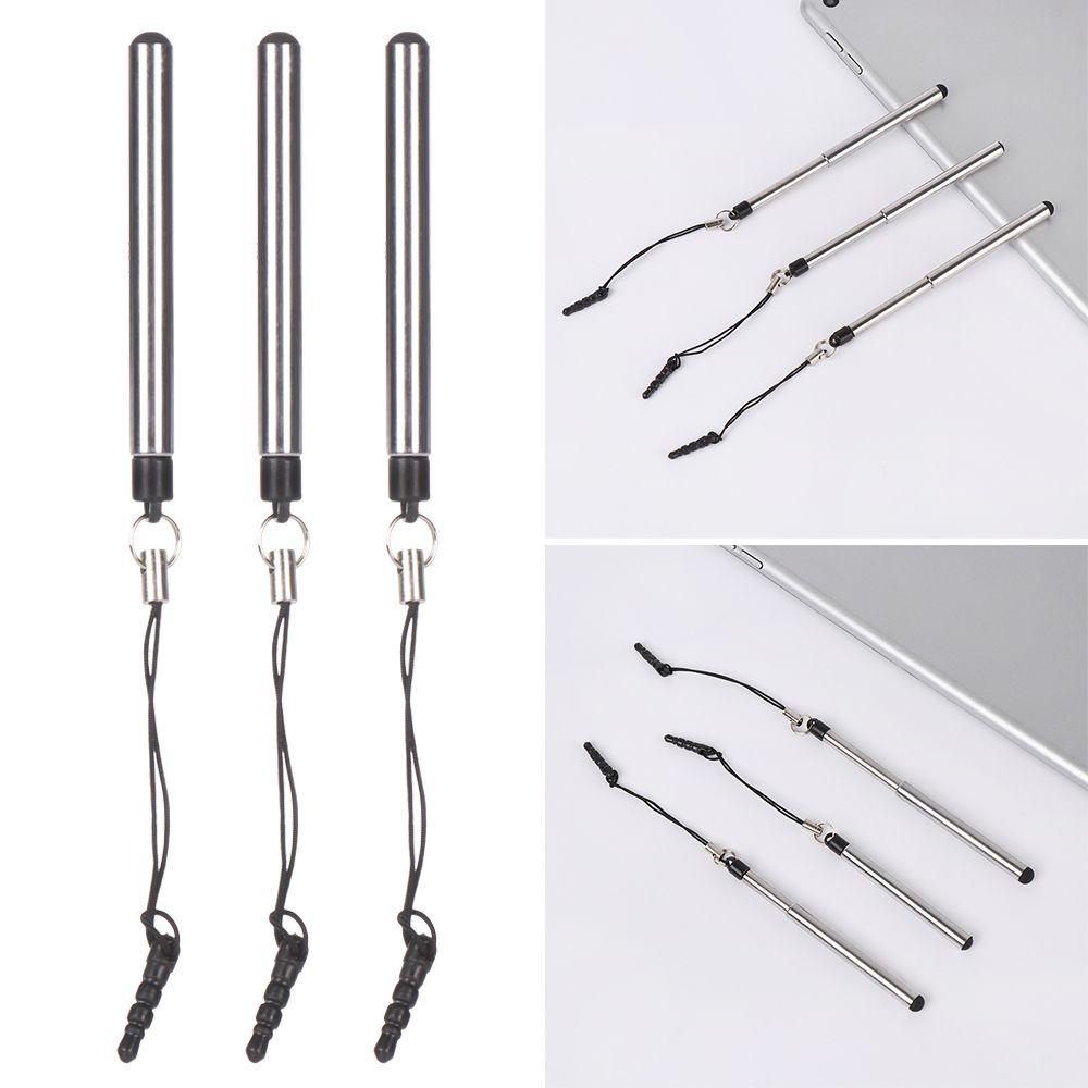 1PC Pendant iPad Universal Smart Phone Stylus Pens Telescopic Rod Capacitive Pen Touch Screen