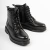 Women's Style Genuine Leather Black Leather Boots