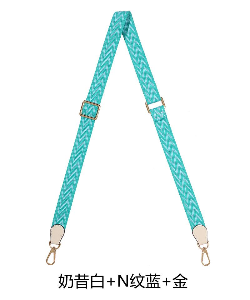 Paired With Longxiang Bag H Evelyn Lunch Box Adjustable Canvas Webbing Shoulder Strap Women's Crossbody Polka Dot DIY