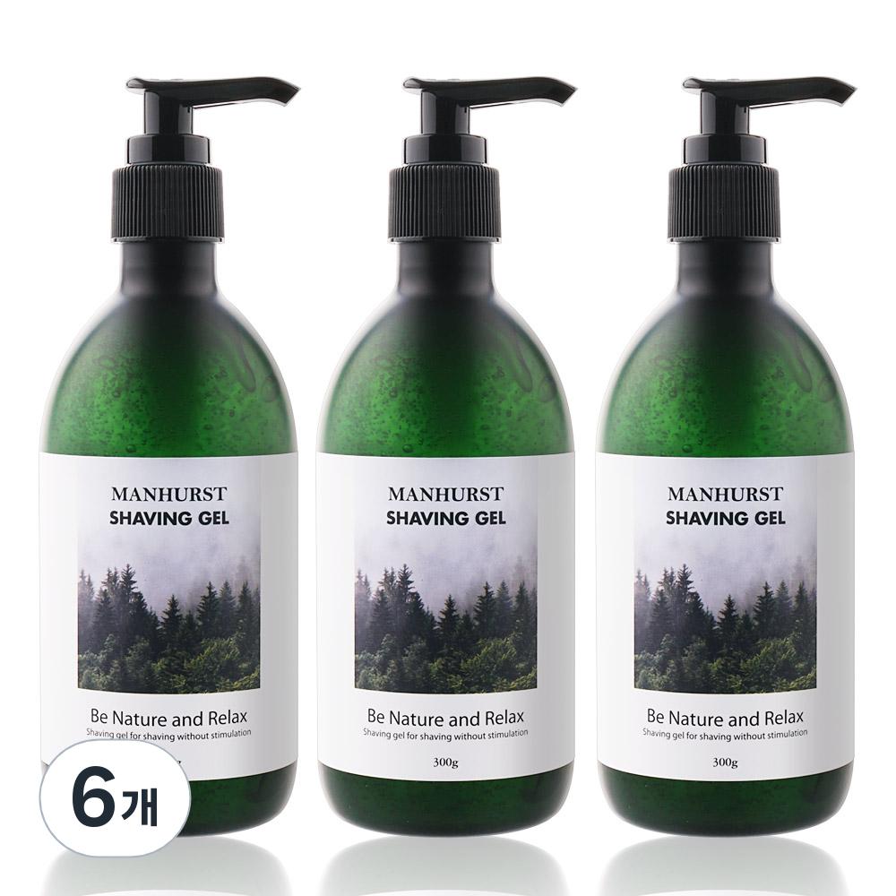 Гель для бритья Manhurst 300 г 6 шт.