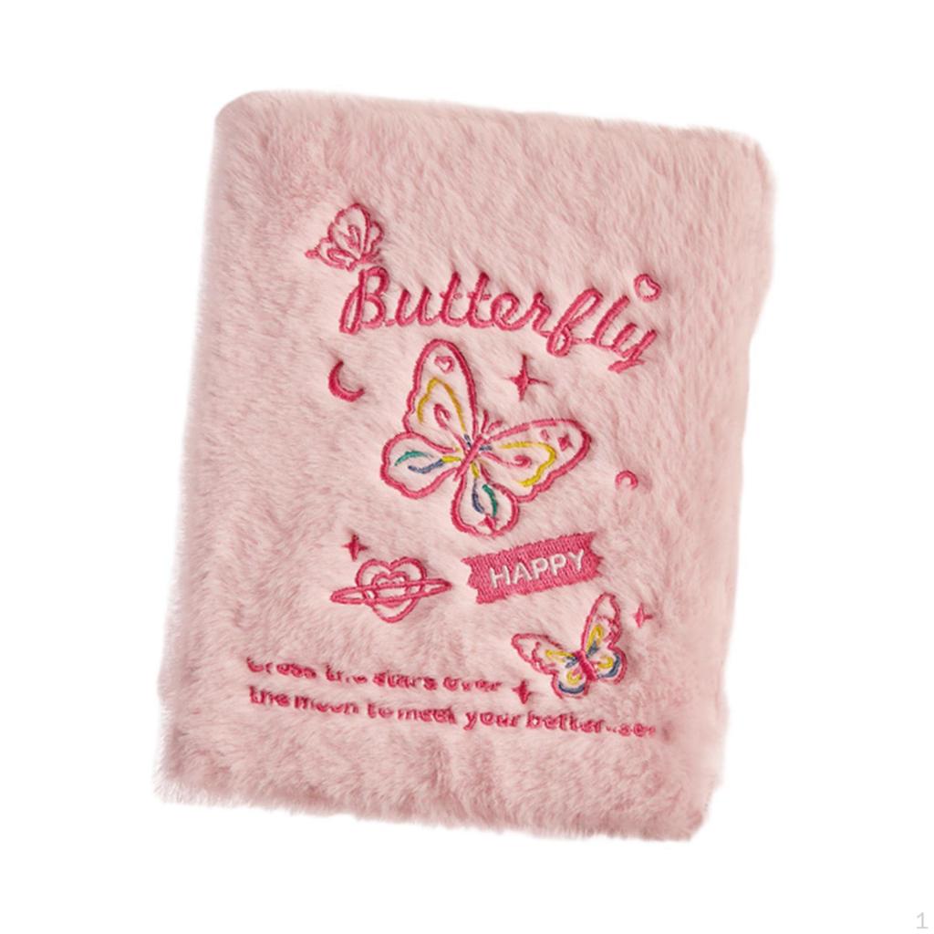 Butterfly Plush Photocard Binder Card Collect Book Creative Cute, Photo Album for Anniversary