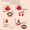 Adjustable Pet Christmas Hat Scarf Soft Christmas Cat Bow Tie Pet Christmas Bow Hat  for Puppy Cats