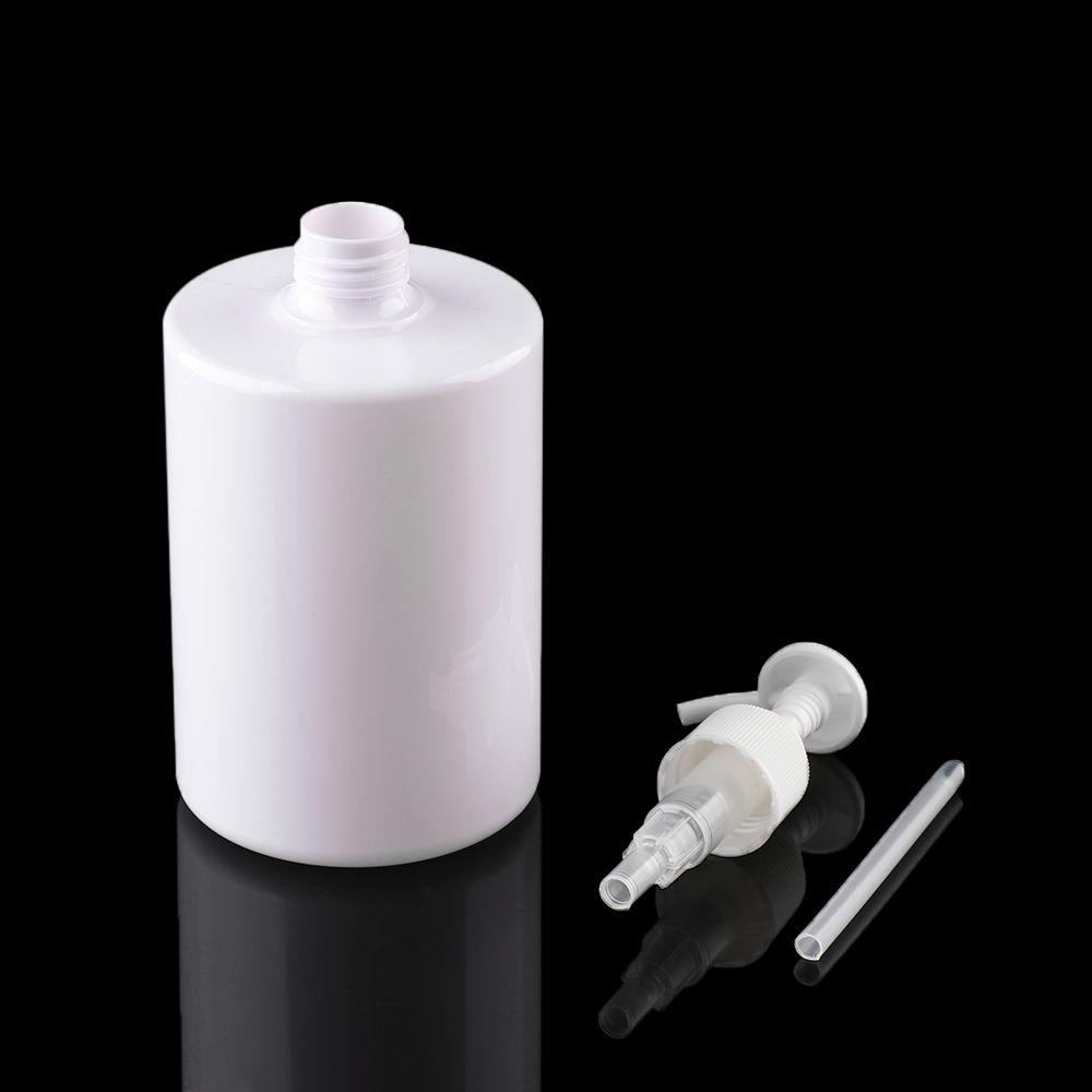 Прозрачный круглый дозатор для мыла с круглой головкой и гелем для душа