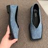 Spring Summer New Mary Janes Flats Shoes Lolita Retro Women Sandals Dress Fashion Chunky Shallow Shoes Pu Leather