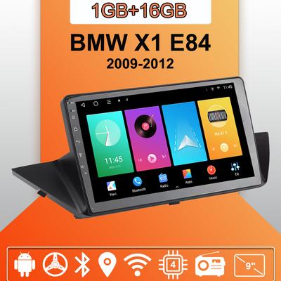 Автомобильное радио Android Auto Carplay для BMW X1 E84 2009-2012, мультимедийный проигрыватель, головное устройство, стерео, GPS-навигация, BT, WIFI, 1+16 ГБ
