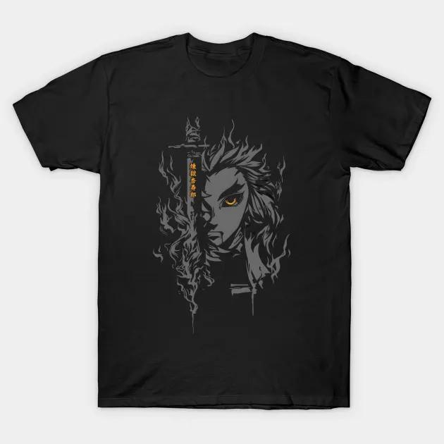Summer Fashion Demon Slayer Daring Duels Animation Derivatives Kamado Tanjirou Printing T-shirt Oversized Streetwear Unisex Tops