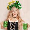 Ободок для волос в форме клевера для женщин и детей, игривый ободок для фестивалей и праздничных встреч