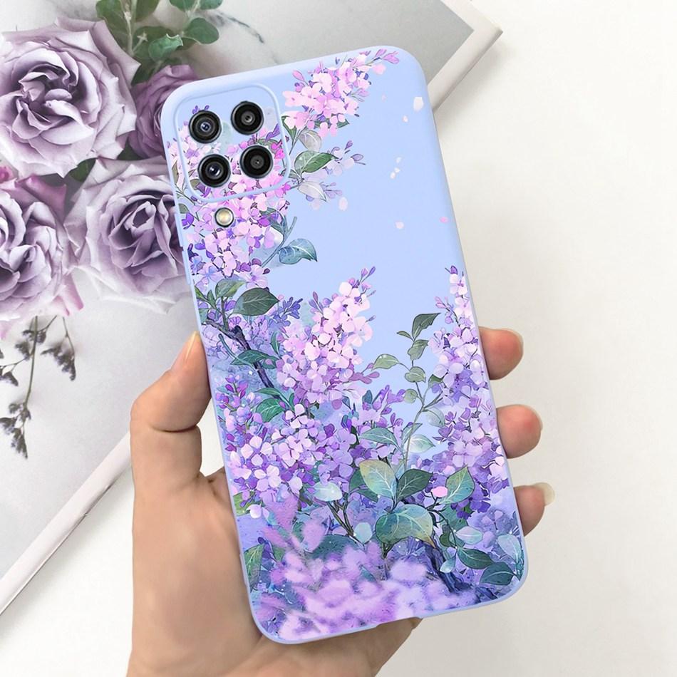 Для Samsung Galaxy M22 F22 Чехол Samsung M22 F22 4G SM-M225F E225F Модный Дизайн Луны Мягкий Силикон Защитная Крышка Чехлы для Телефона