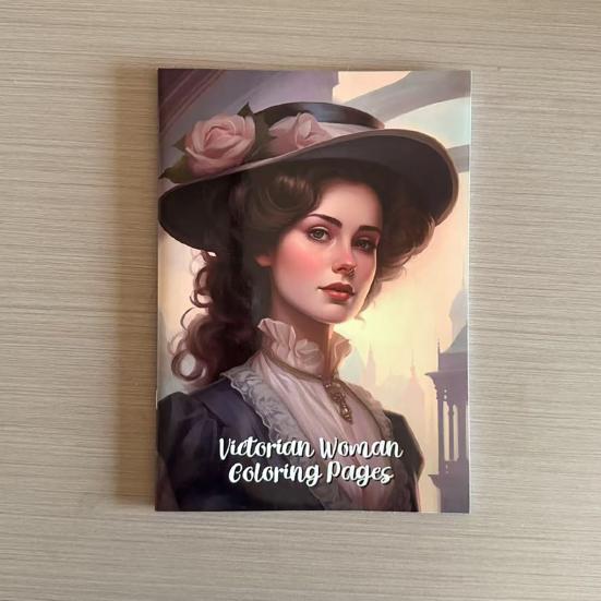 Anime Characters Coloring Book for Adults Teens Skull Woman Coloring Book DIY Stress Relief Art Book